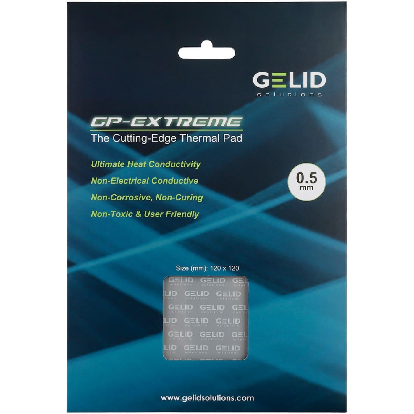 Термоінтерфейс Gelid Solutions GP-Extreme 120x120x0.5 mm TP-GP01-S-A