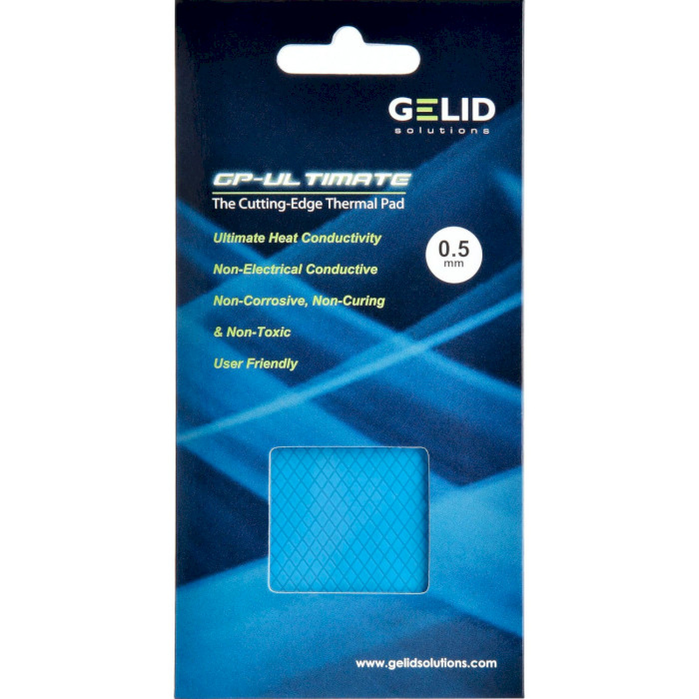 Термоінтерфейс Evolution Gelid Solutions GP-Ultimate Thermal Pad 90x50x2 mm TP-GP04-D