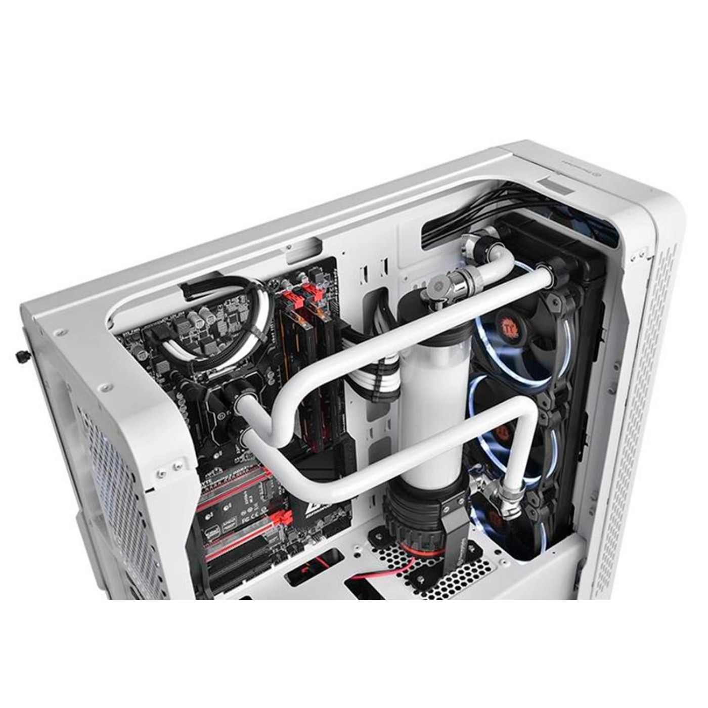Фитинг Thermaltake Pacific C-Pro G1/4 PETG 16mm OD Compression - Chrome/DIY LCS (CL-W213-CU00SL-A)
