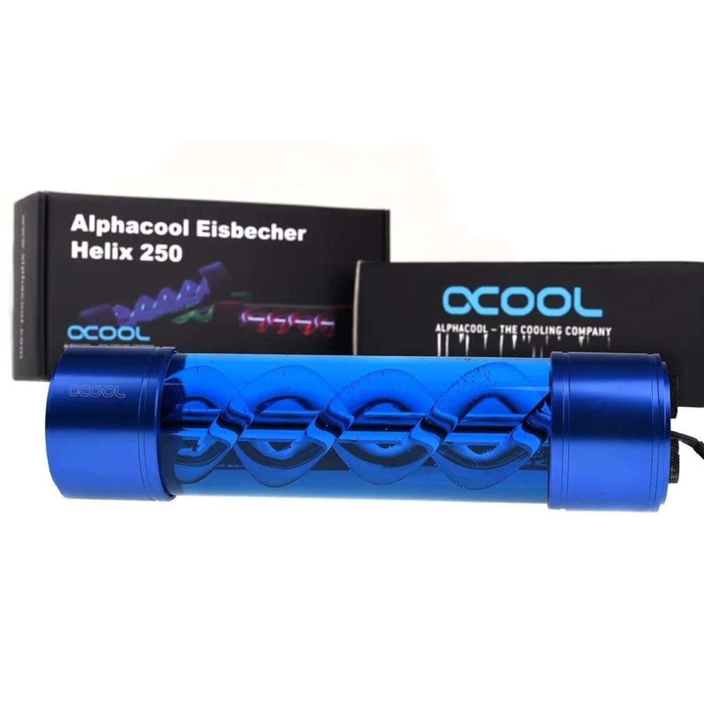 Резервуар до  системи рідиного охолодження   HELIX BLUE 250MM 15304 ALPHACOOL