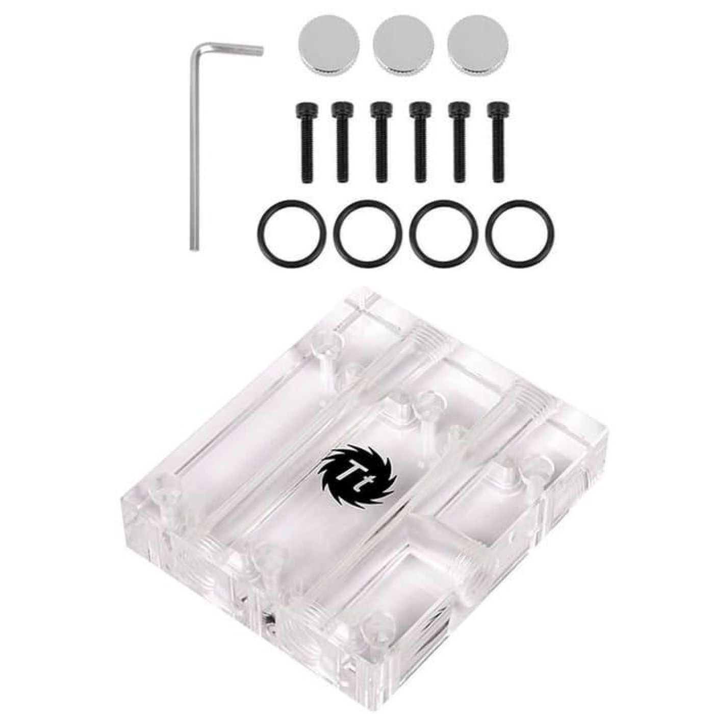 Терминал Thermaltake Pacific VGA Bridge Dual Series 3-Slot Transparent (CL-W136-PL00TR-A)