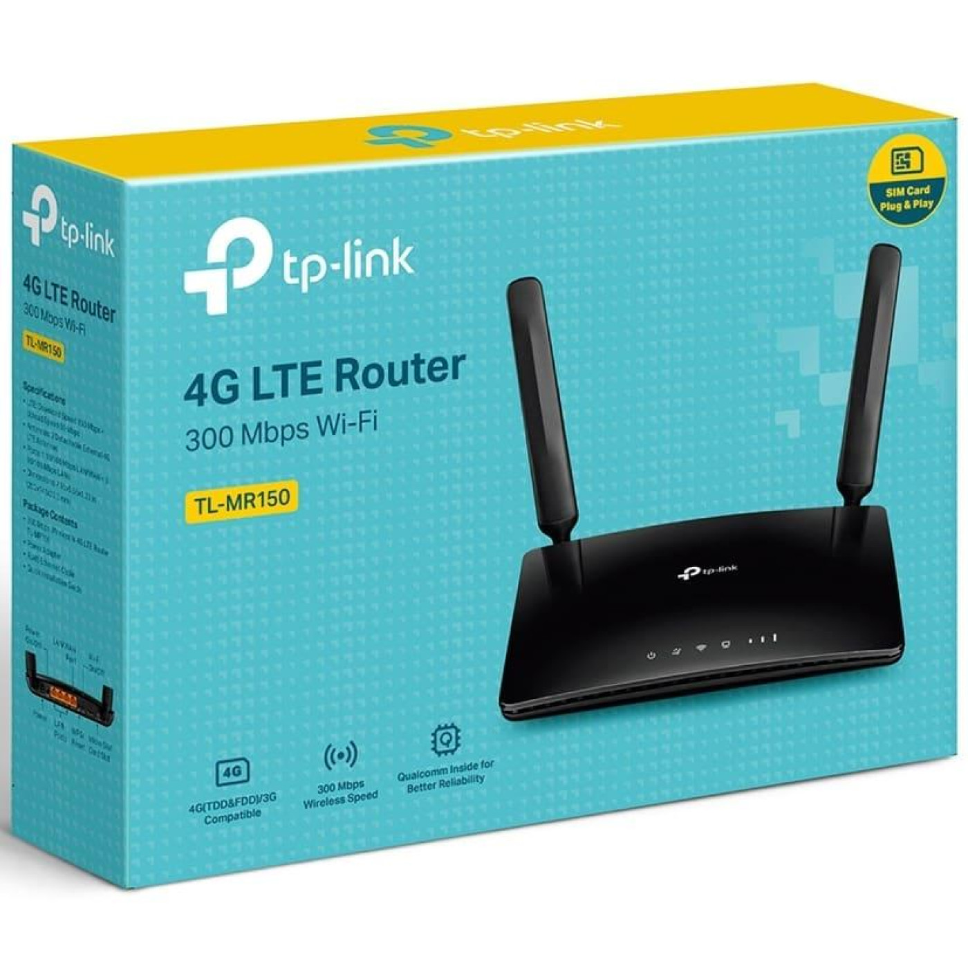 Роутер TP-Link 4G Archer TL-MR150 N300 Black 802.11n (TL-MR150)