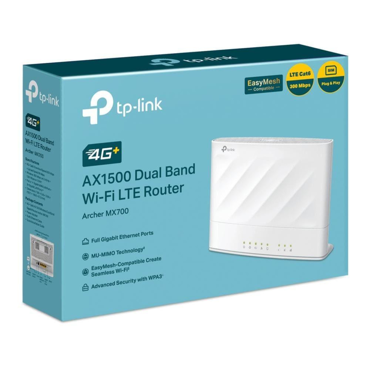 Роутер TP-Link Wi-Fi 4G+ LTE (ARCHER MX700)