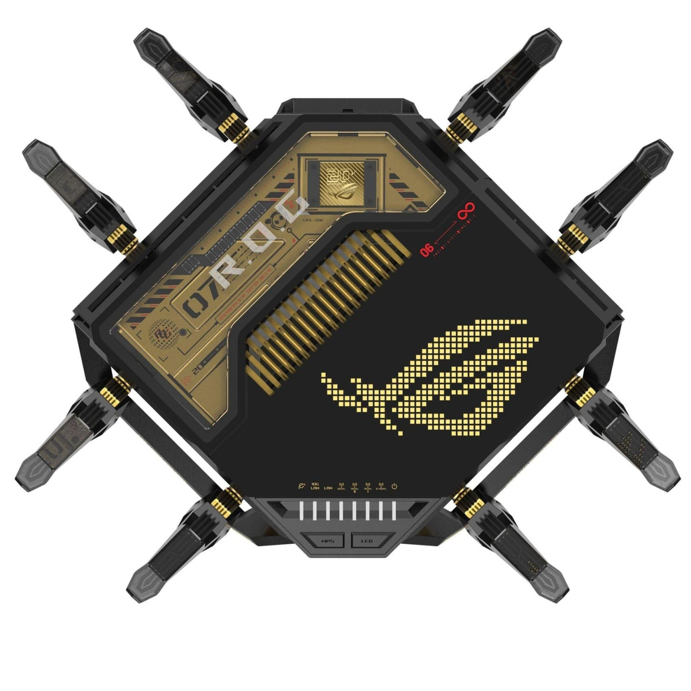 Роутер ASUS ROG Rapture GT-BE98 Edition 20 Wi-Fi 7 (90IG08F0-MO9A3V)