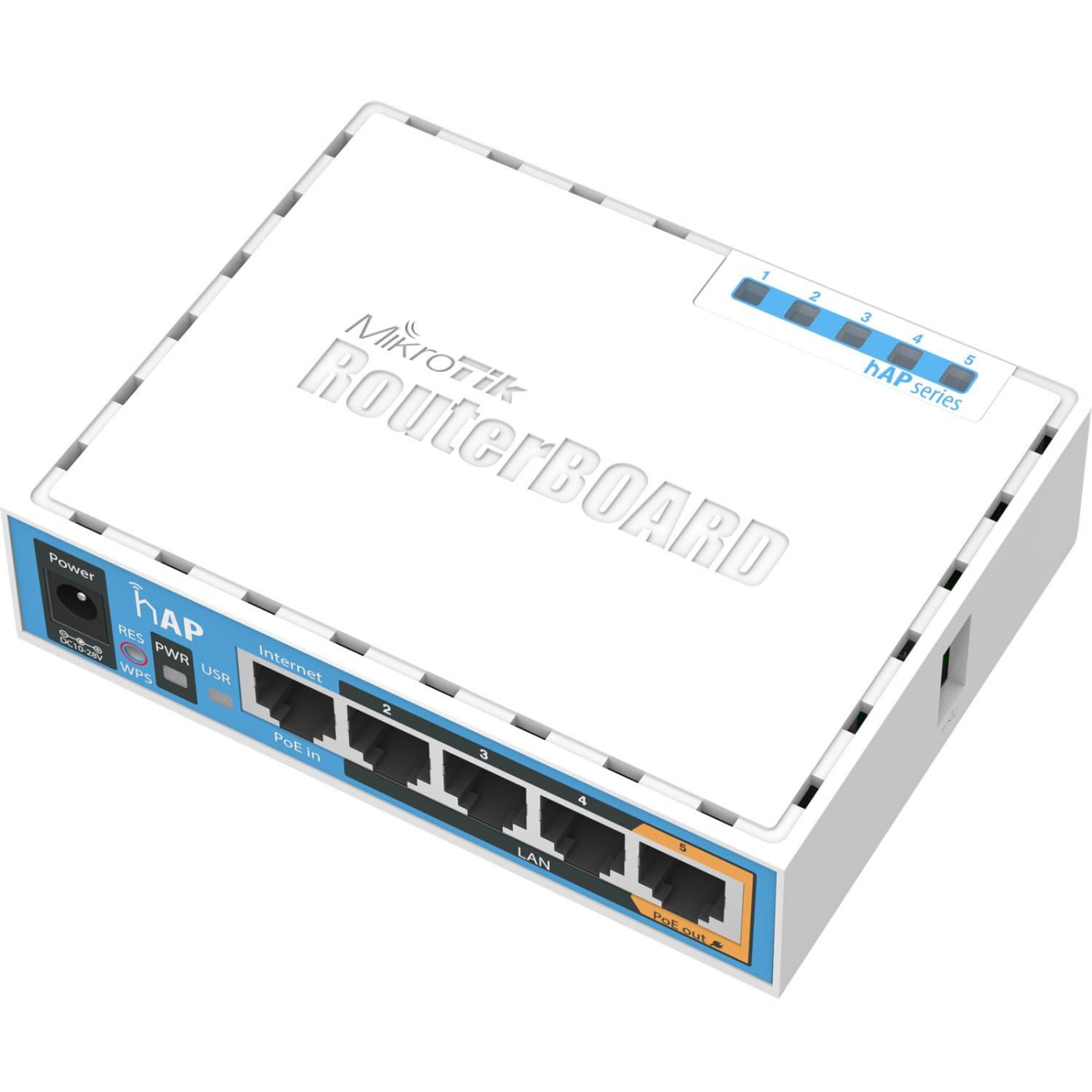 Роутер MikroTik hAP N300 White 802.11n (RB951Ui-2ND)