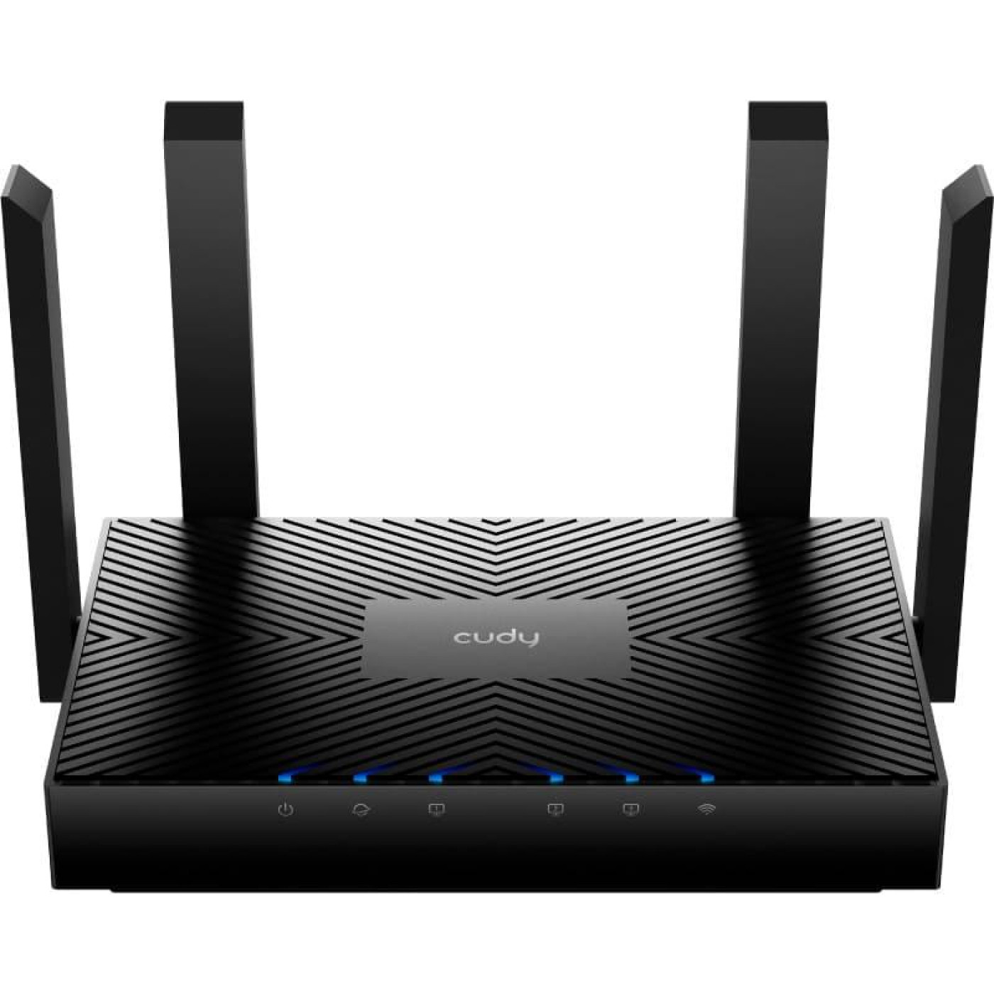 Роутер Cudy WR3000, Black, Wi-Fi 6 (до 2600 Mb/s, 2.4/5GHz), 3хLAN (10/100/1000 Mb/s), 1хWAN (WR3000)