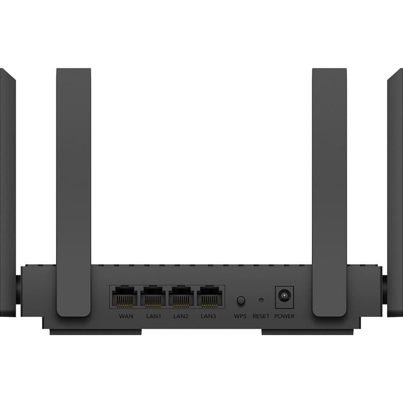 Роутер Cudy WR3000, Black, Wi-Fi 6 (до 2600 Mb/s, 2.4/5GHz), 3хLAN (10/100/1000 Mb/s), 1хWAN (WR3000)