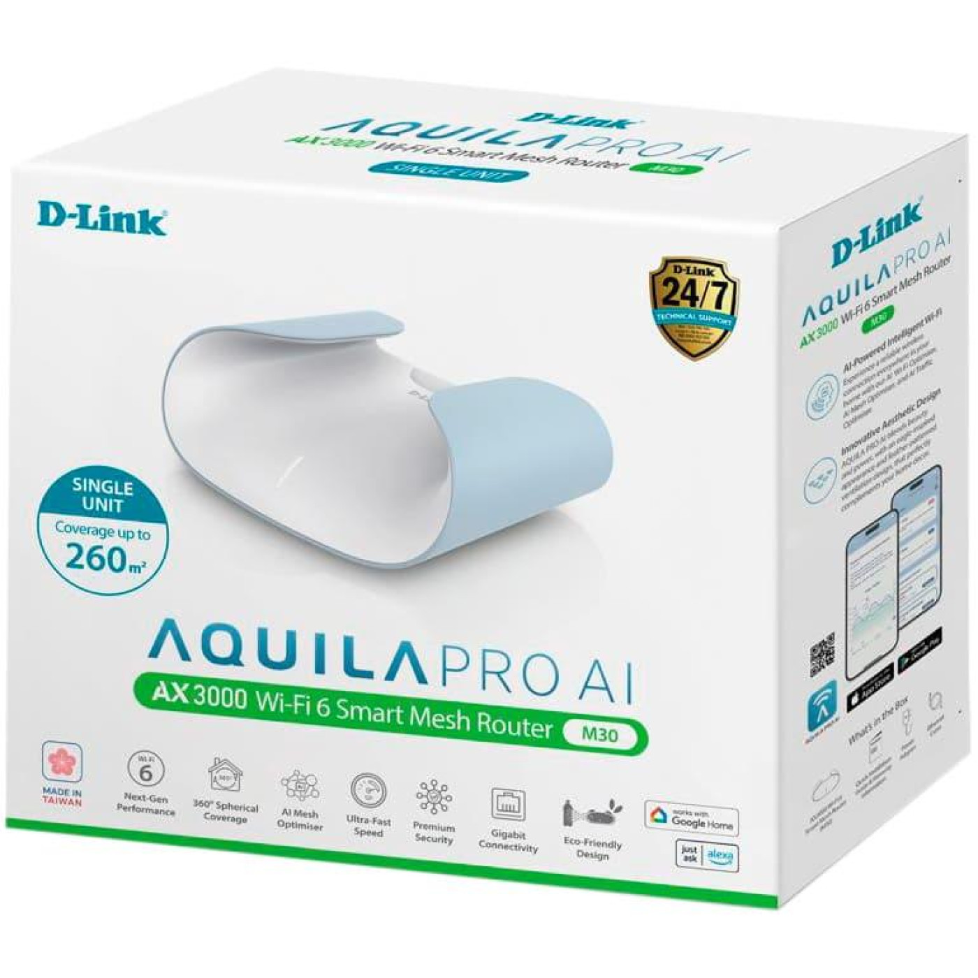 Роутер D-Link M30 AX3000, 4xGE LAN, 1xGE WAN (M30)