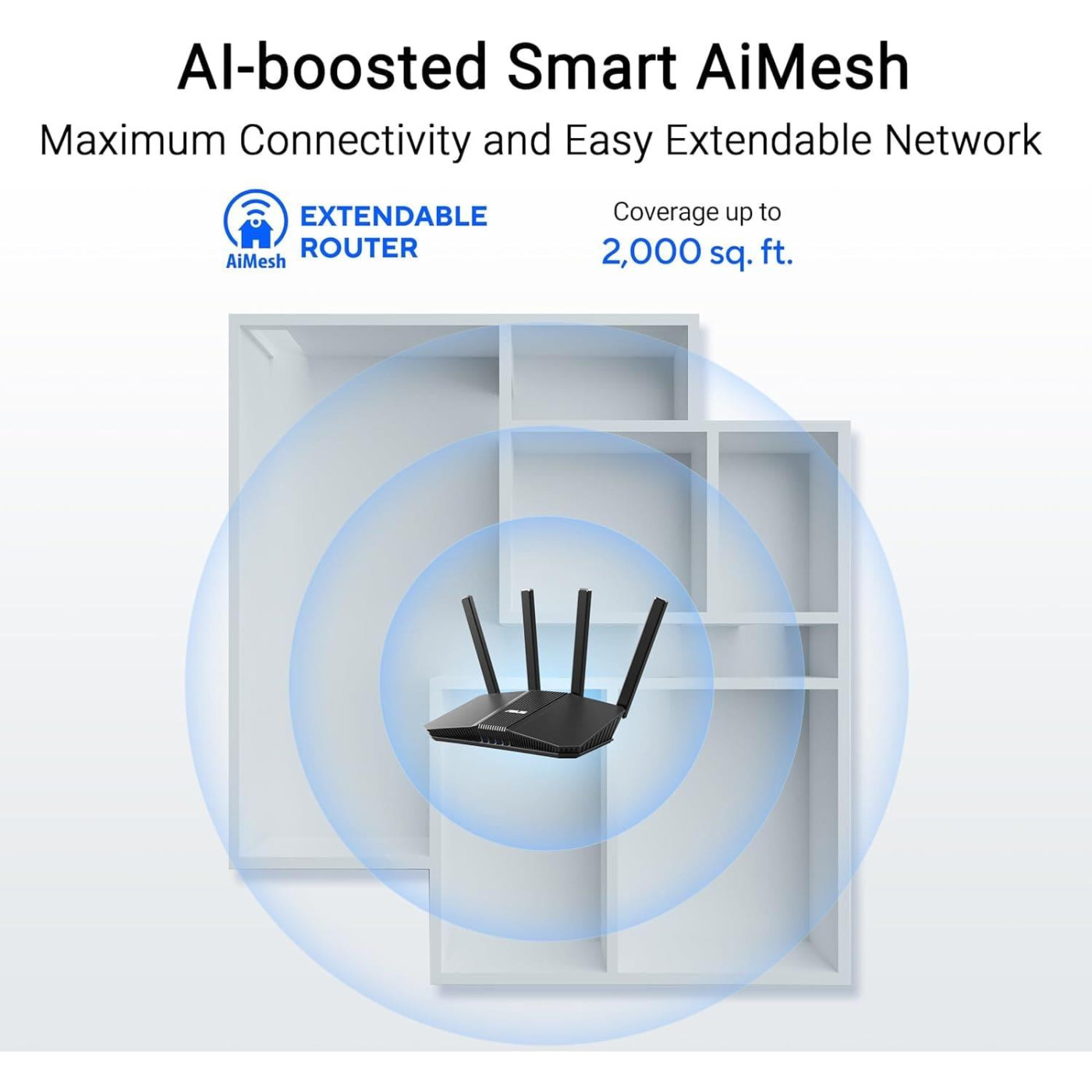 Роутер ASUS RT-BE55 (90IG0A80-MO3C00)