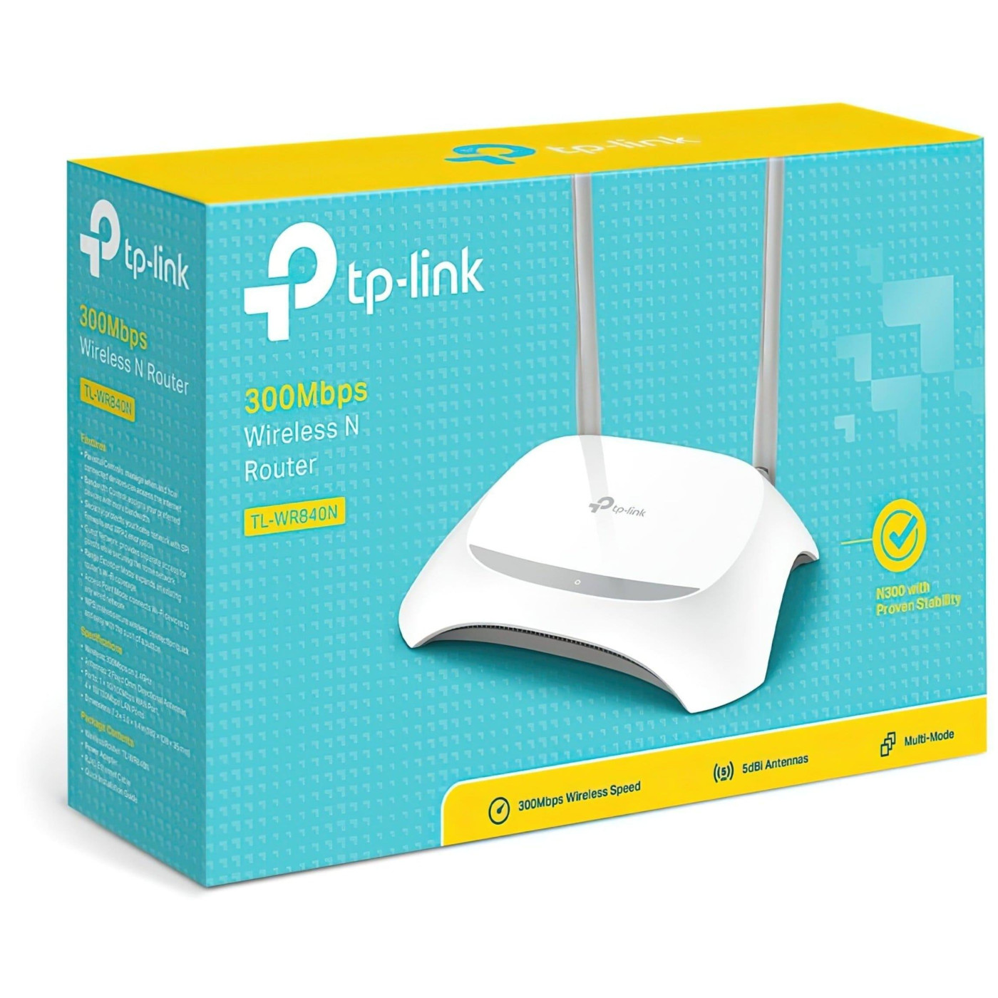 Роутер TP-Link TL-WR840N N300 White 802.11n (TL-WR840N)