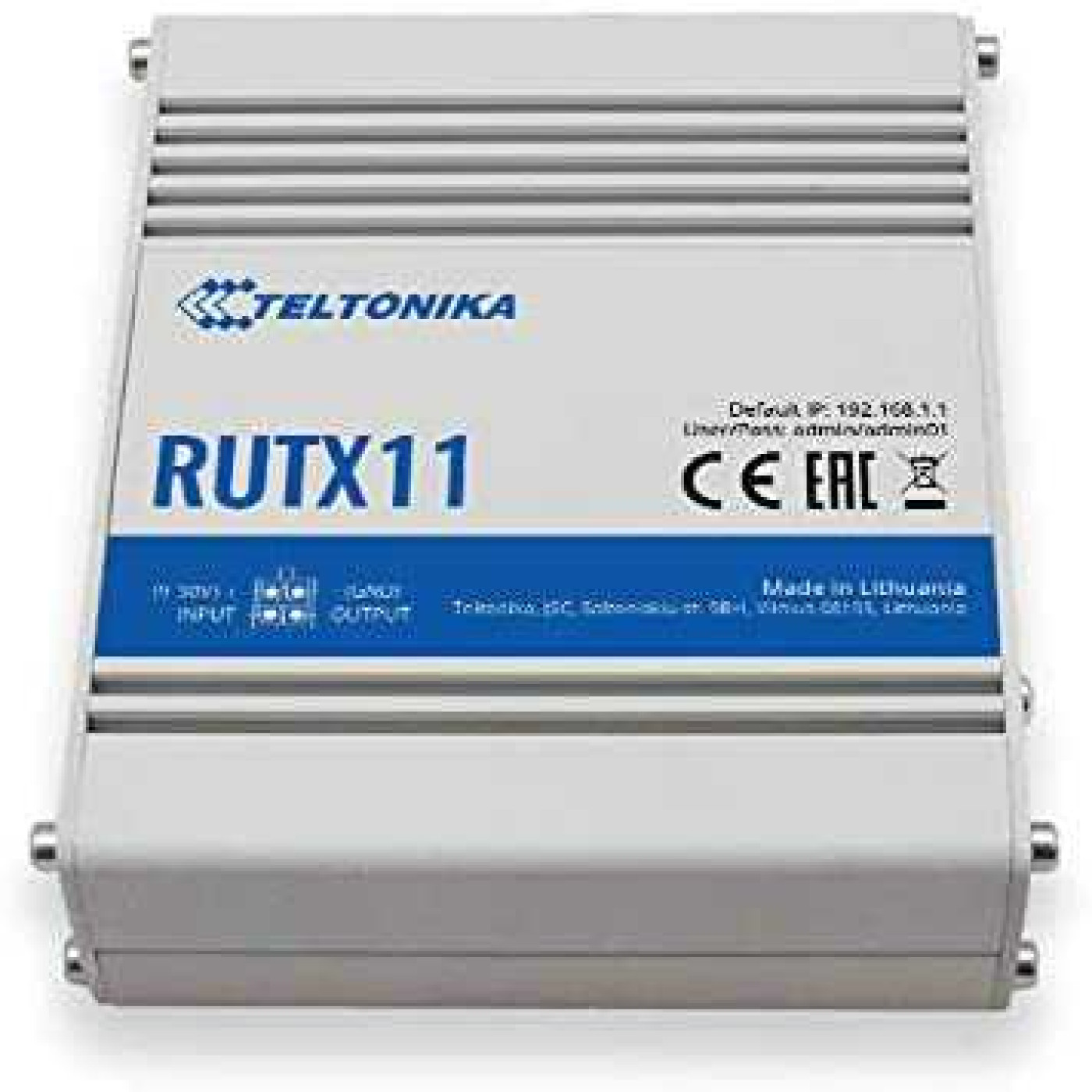 Роутер Teltonika RUTX11 AC900 Silver 802.11ac (RUTX11)
