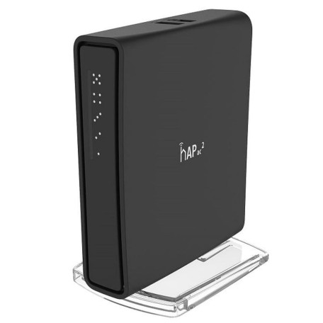 Роутер MikroTik hAP AC2 AC1200 Black 802.11ac (RBD52G-5HacD2HnD-TC)