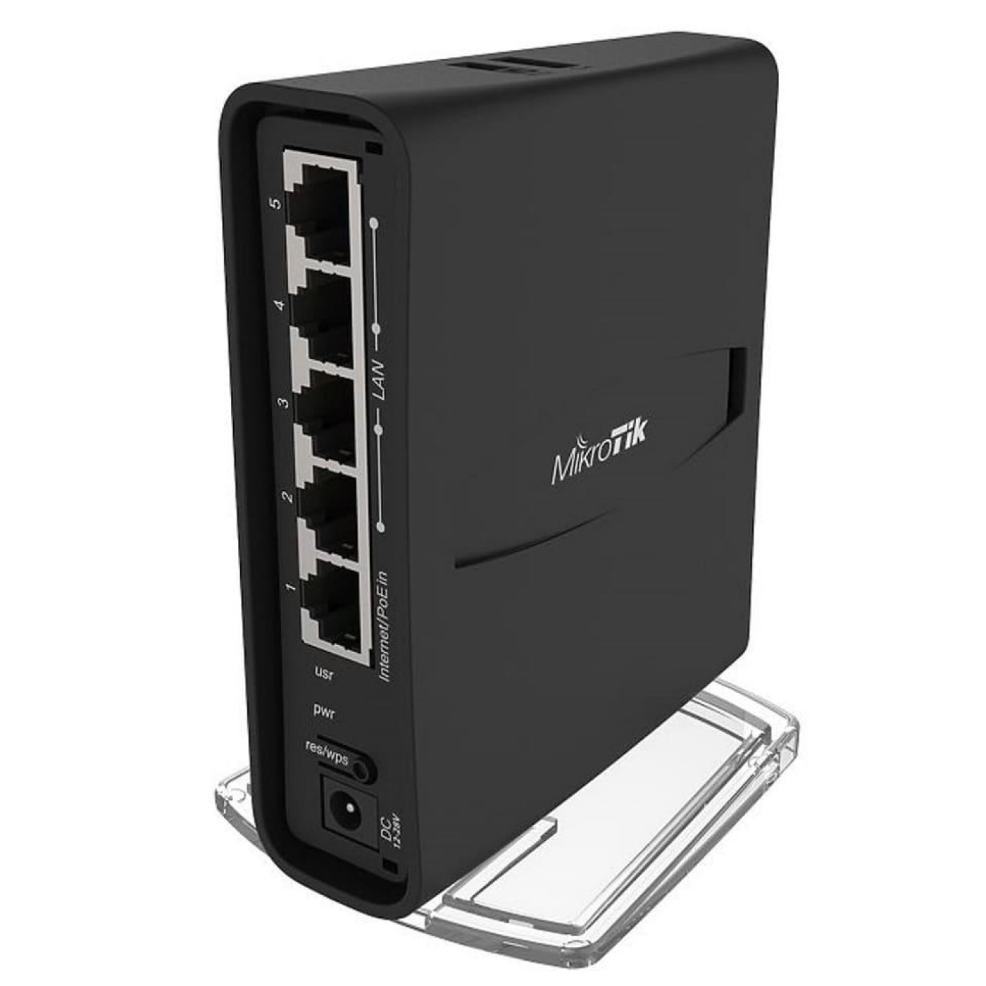 Роутер MikroTik hAP AC2 AC1200 Black 802.11ac (RBD52G-5HacD2HnD-TC)