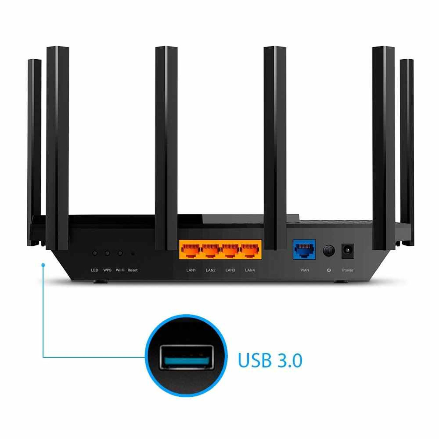 Роутер TP-Link Archer AX73 AX5400 Black 802.11ax (ARCHER-AX73)