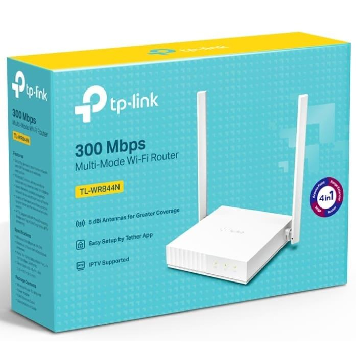Роутер TP-Link TL-WR844N N300 White 802.11n (TL-WR844N)