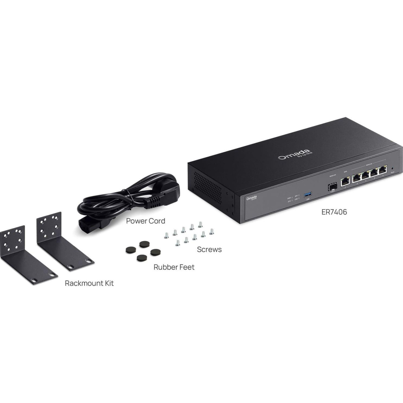 Роутер TP-Link ER7406 4xGE LAN/WAN, 1xGE WAN, 1xSFP, 1xUSB3.0 (ER7406)