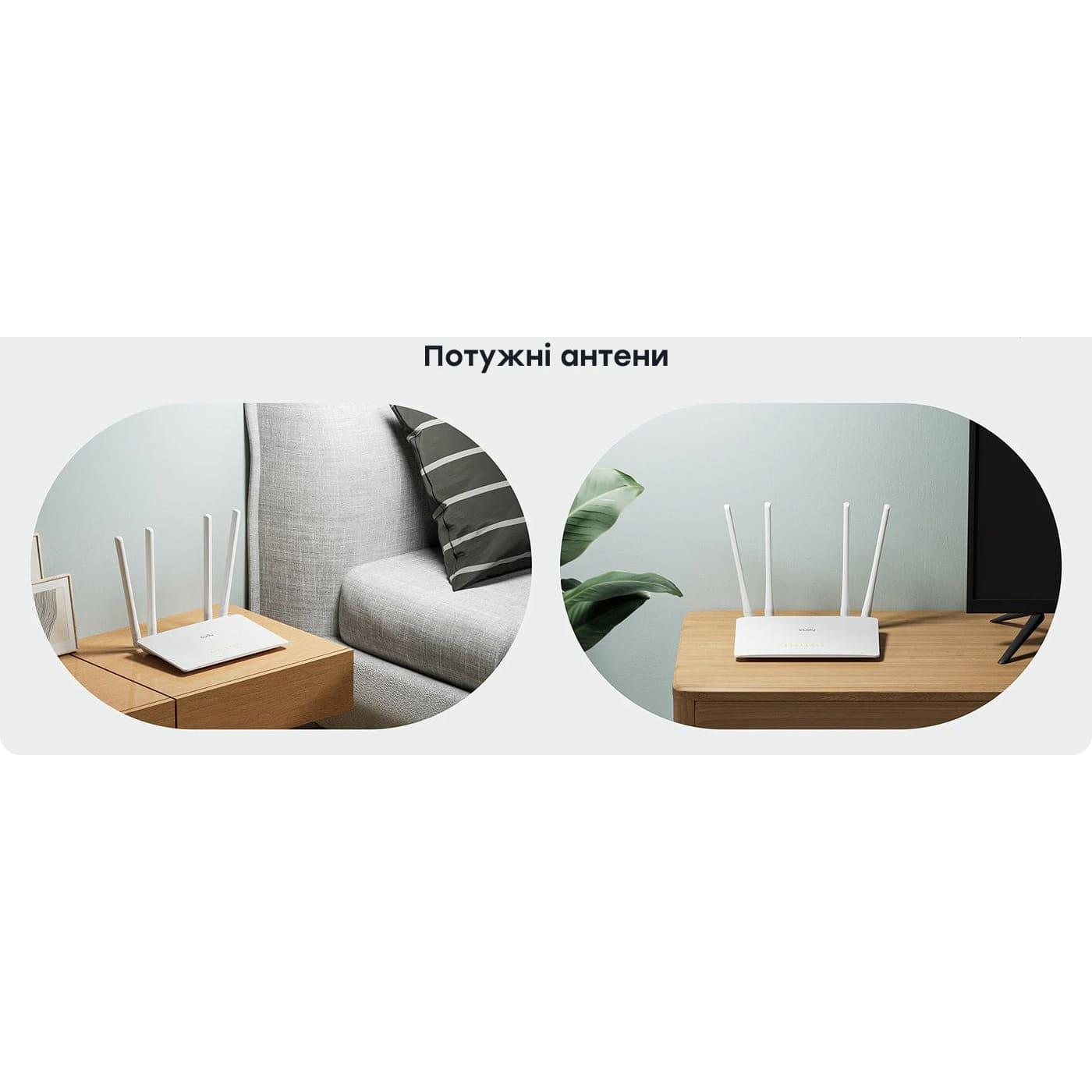 Роутер Cudy WR300S, Wi-Fi, 802.11b/g/n, 300Mbps 2.4GHz, 5×10/100Mbps, 4×5dBi an, WiFi, IPv6 (WR300S)