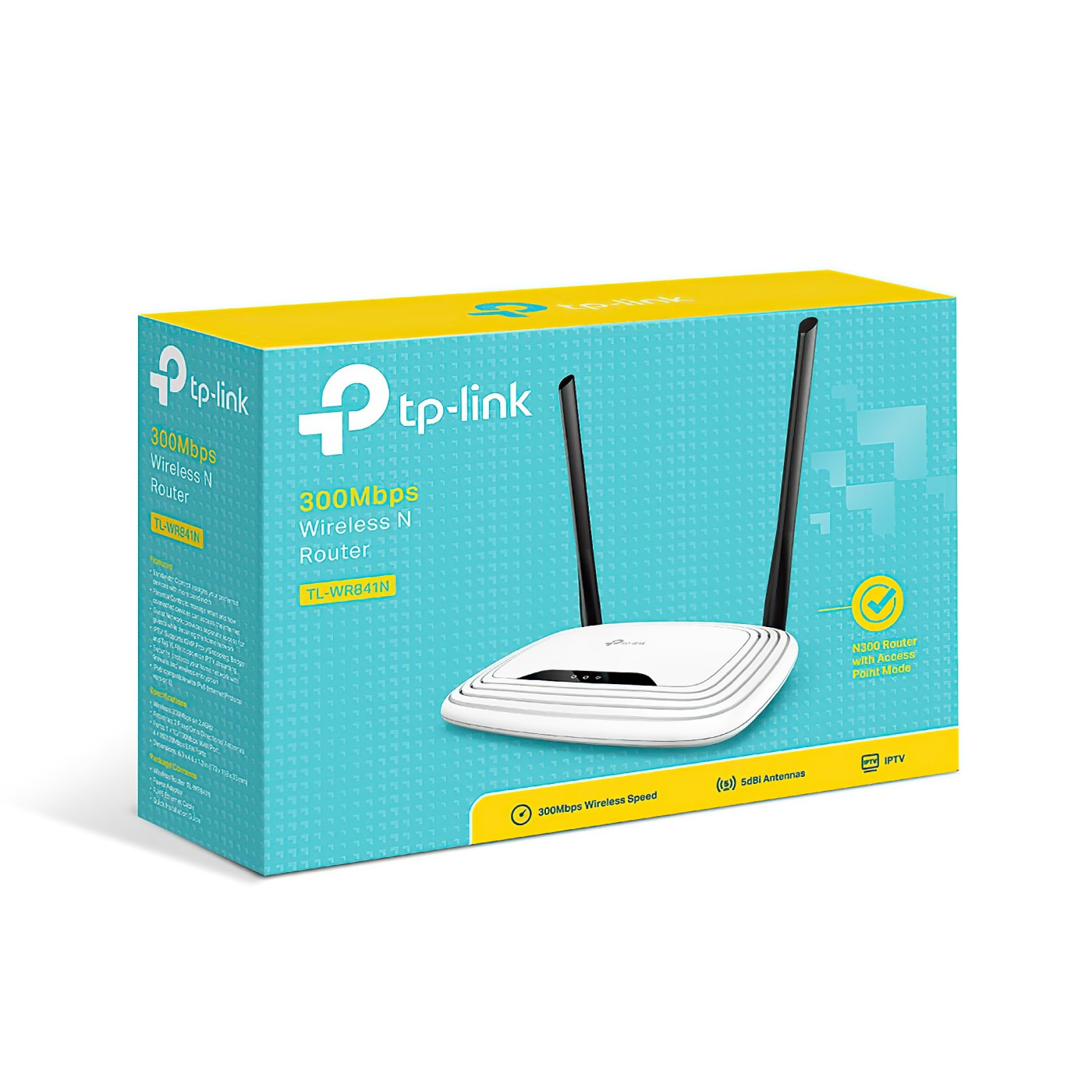 Роутер TP-Link TL-WR841N N300 White 802.11n (TL-WR841N)