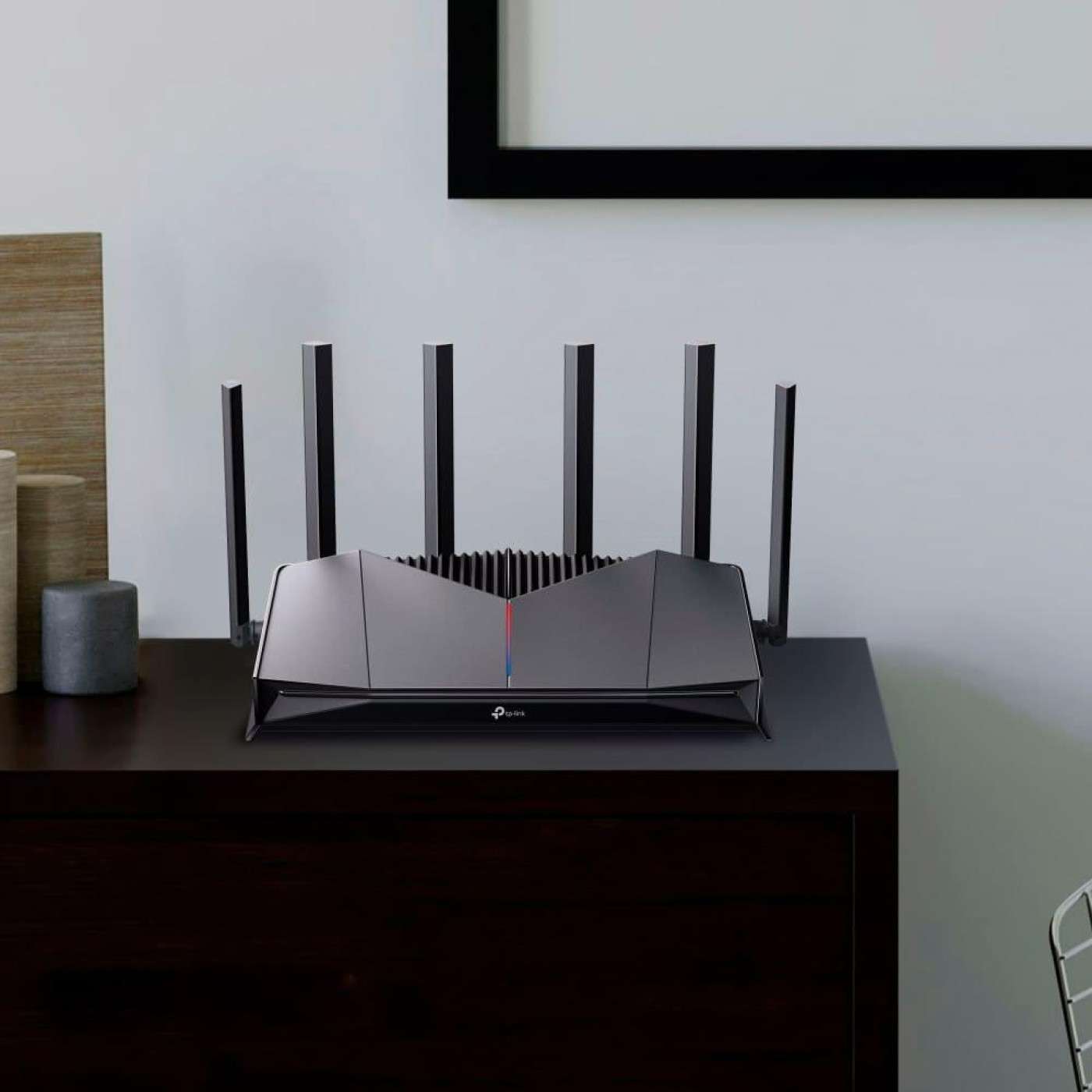 Роутер TP-Link Archer GE400, Black, Wi-Fi 7 (до 6453 Mb/s, 2.4/5GHz), 1хLAN (1000/2500 Mb/s), 3хLAN (100/1000 Mb/s), 1хWAN (1000/2500 Mb/s), 1хUSB 3.0