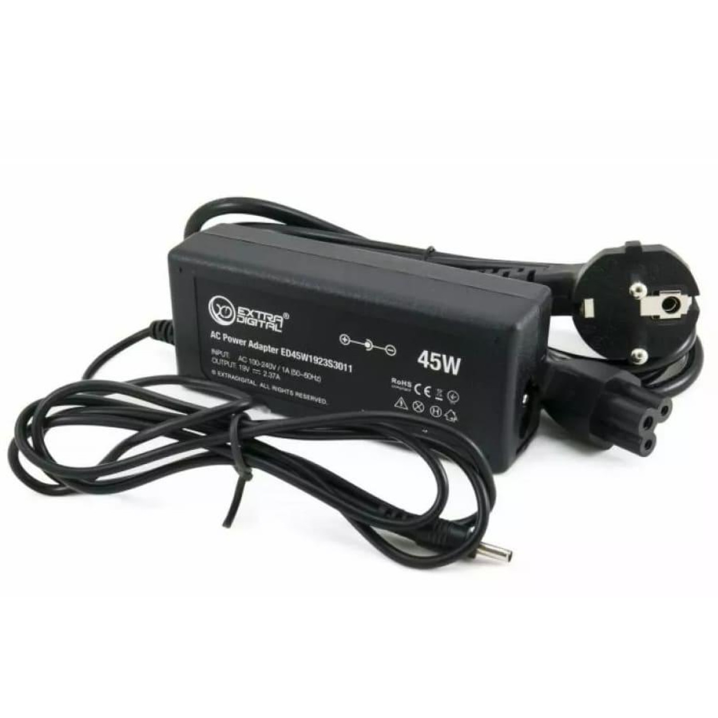 Блок питания для ноутбука Extradigital Asus 19V, 2.37A, 45W (3.0x1.35) (PSA3835)