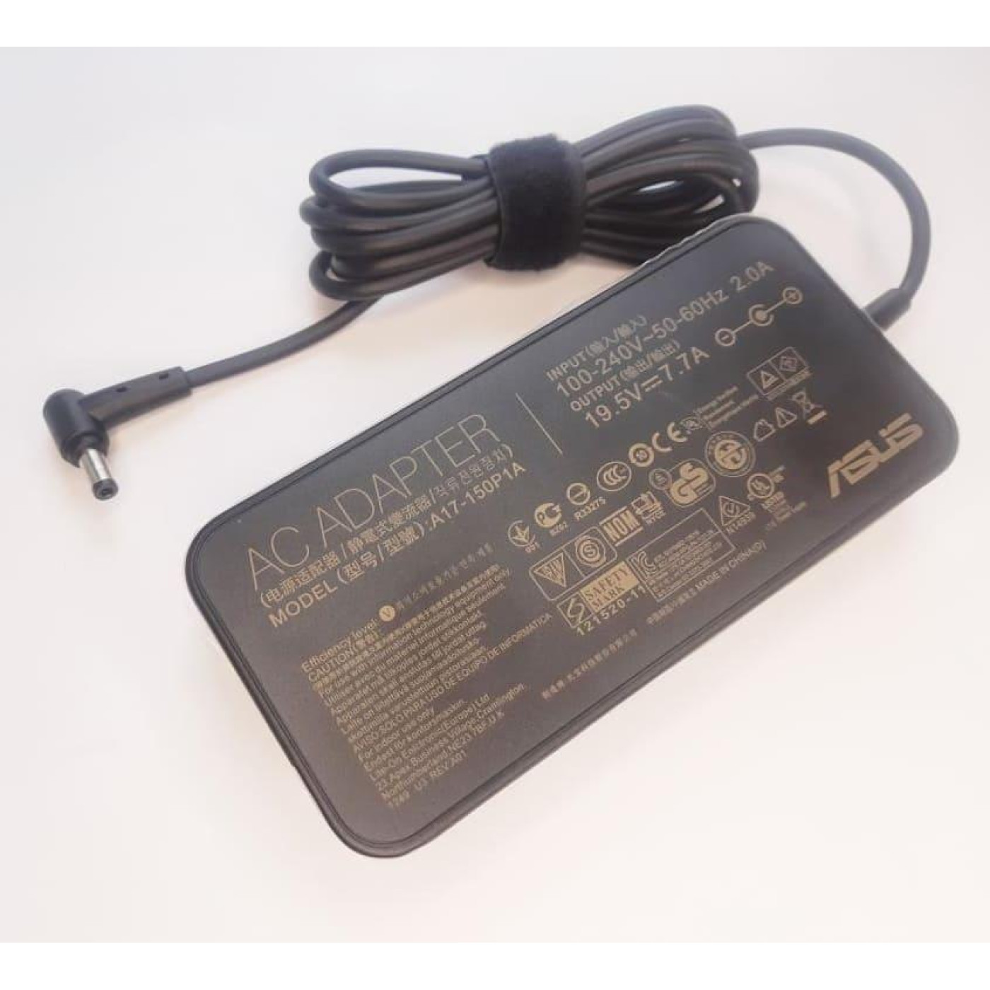 Блок питания для ноутбука ASUS 150W 19.5V, 7.7A, розъем 5.5/2.5, Slim-корпус (A17-150P1A / A40327)