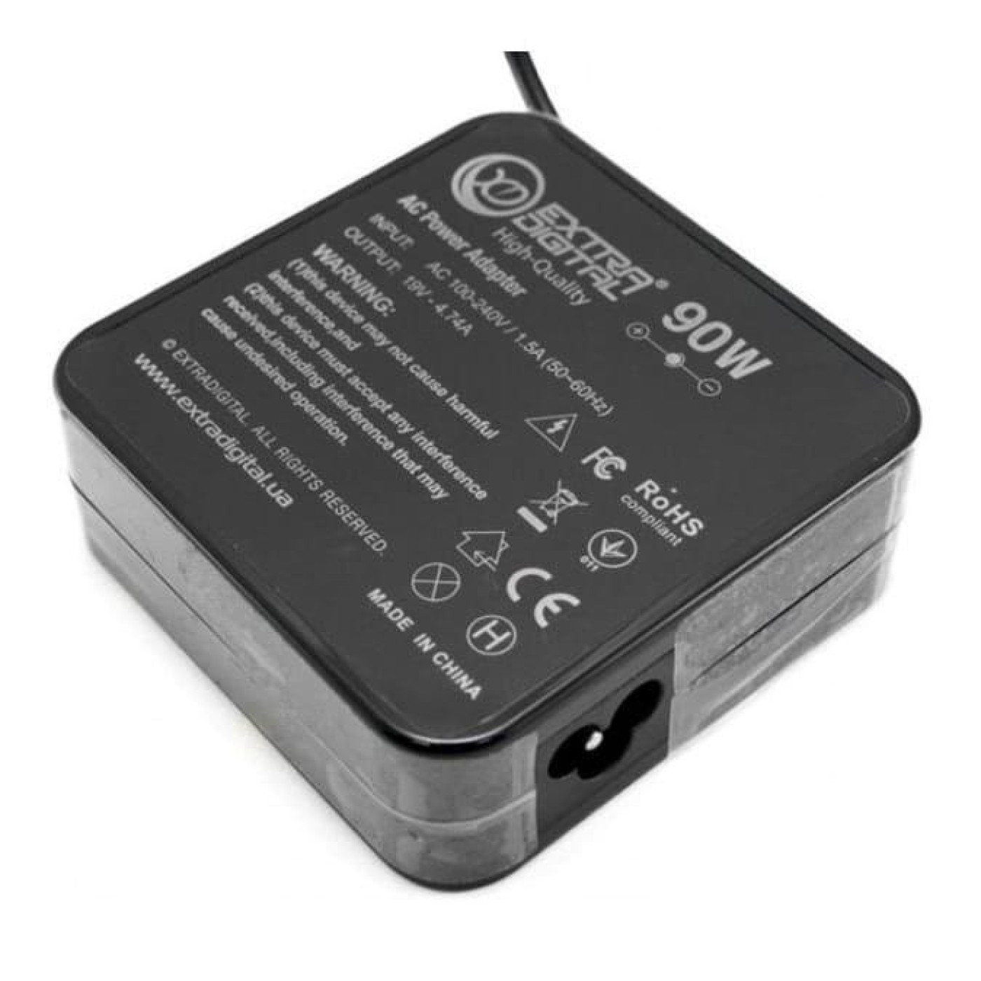 Блок живлення для ноутбука Extradigital для ноутбуков High Quality Samsung, 19V, 4.74A, 90W (5.5x3.0) (PSS3856)