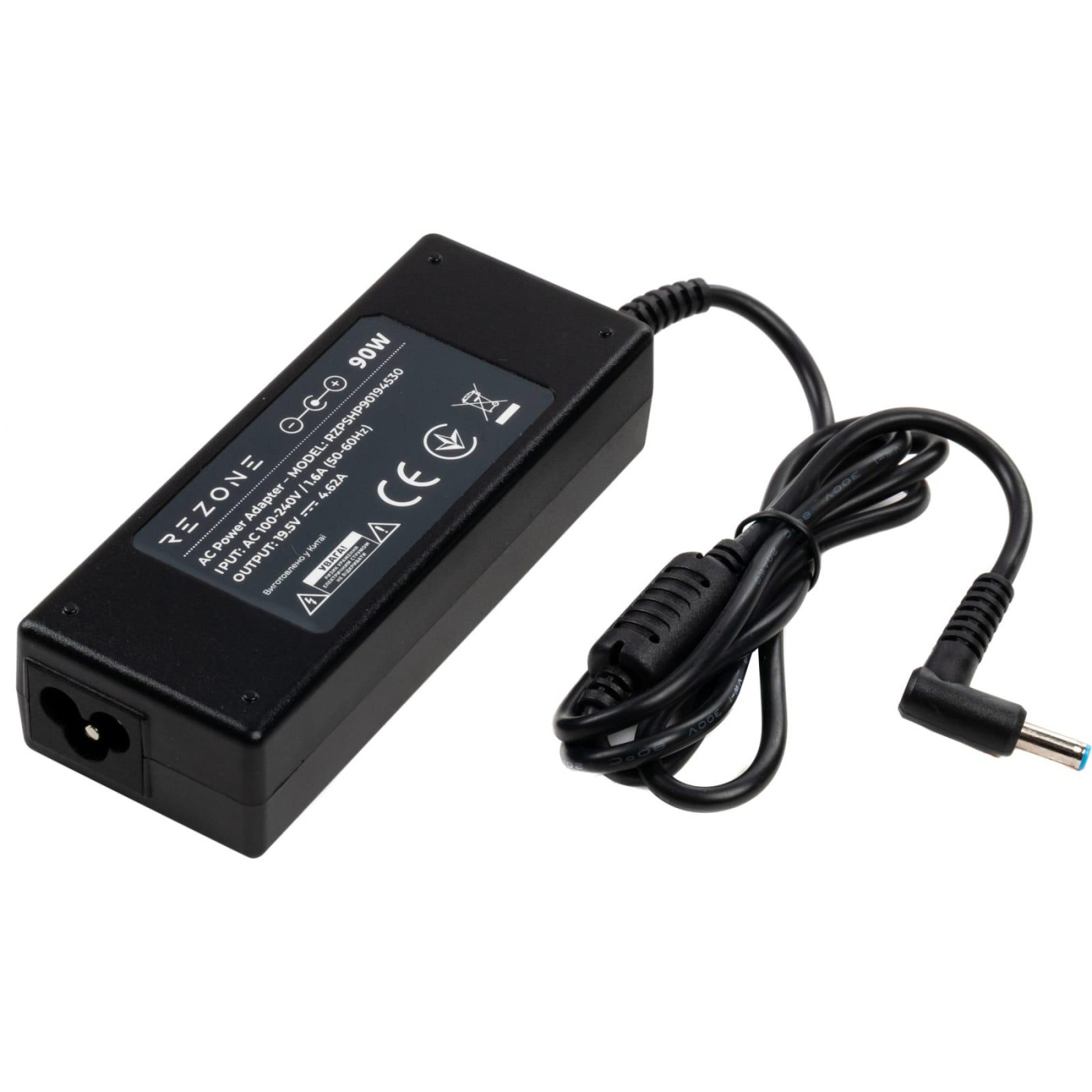 Блок питания для ноутбука Rezone HP 90W 19.5V 4.62А 4.5*3.0 (RZPSHP90194530)