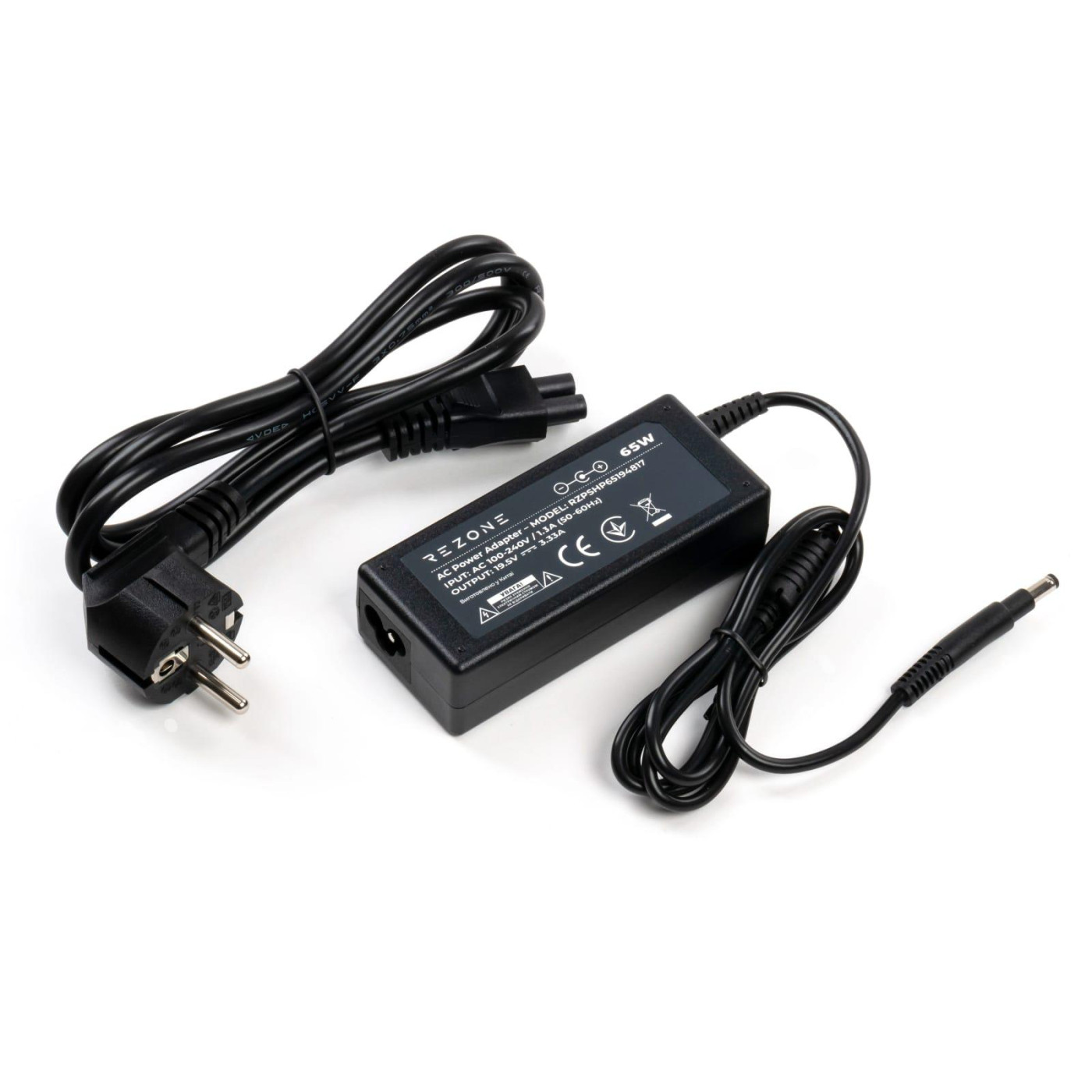Блок питания для ноутбука Rezone HP 65W 19.5V 3.33А 4.8*1.7 long (RZPSHP65194817)