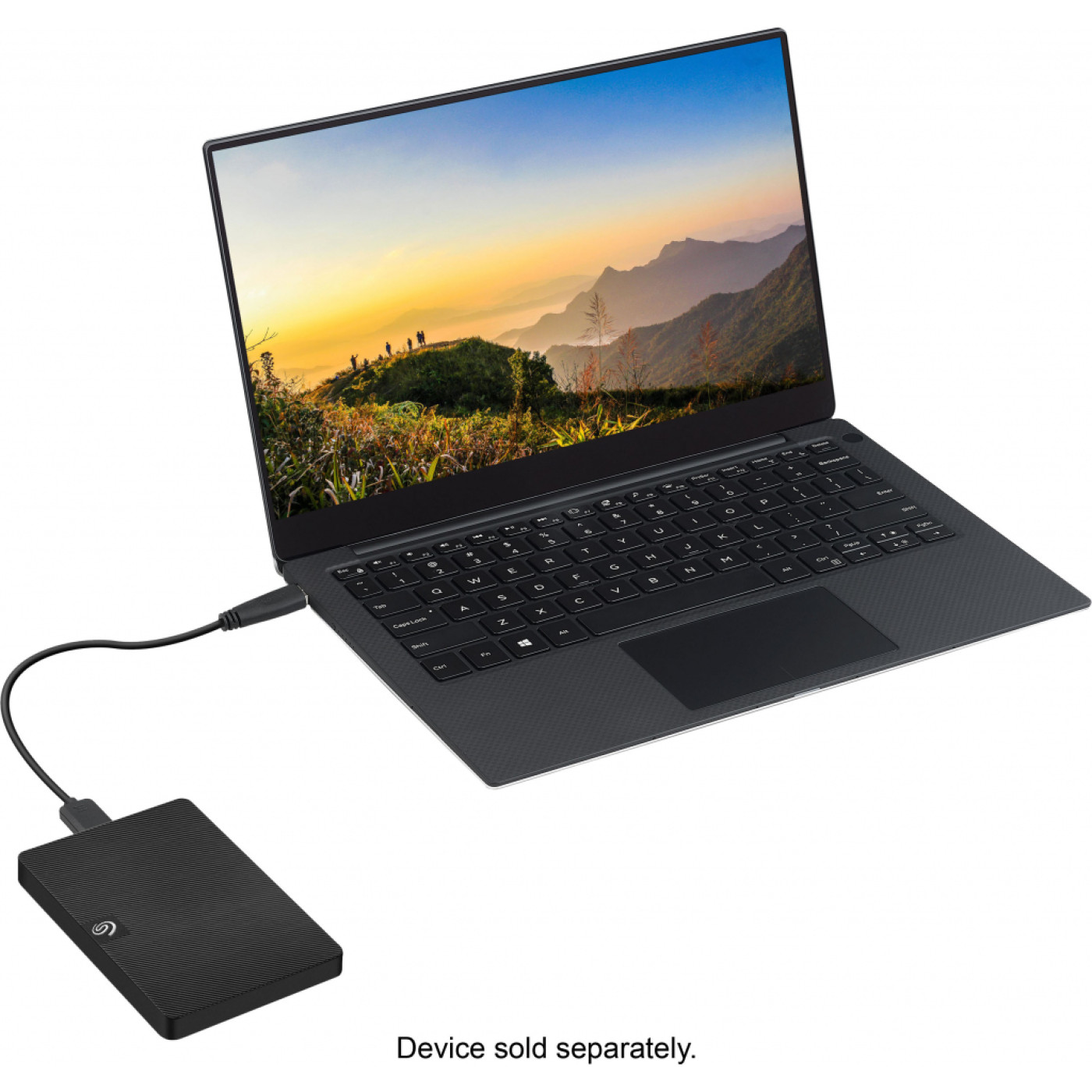 Зовнішній жорсткий диск Seagate 5TB Expansion Portable Black (STKM5000400)