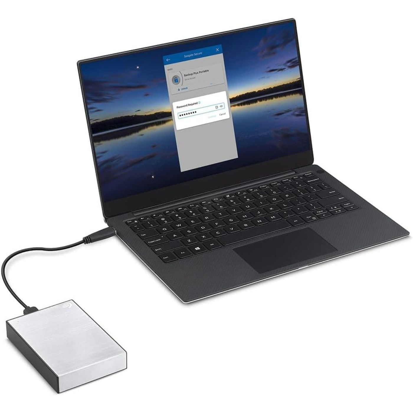 Зовнішній жорсткий диск Seagate HDD External One Touch with Password (2.5'/2TB/USB 3.0) (STKY2000401)