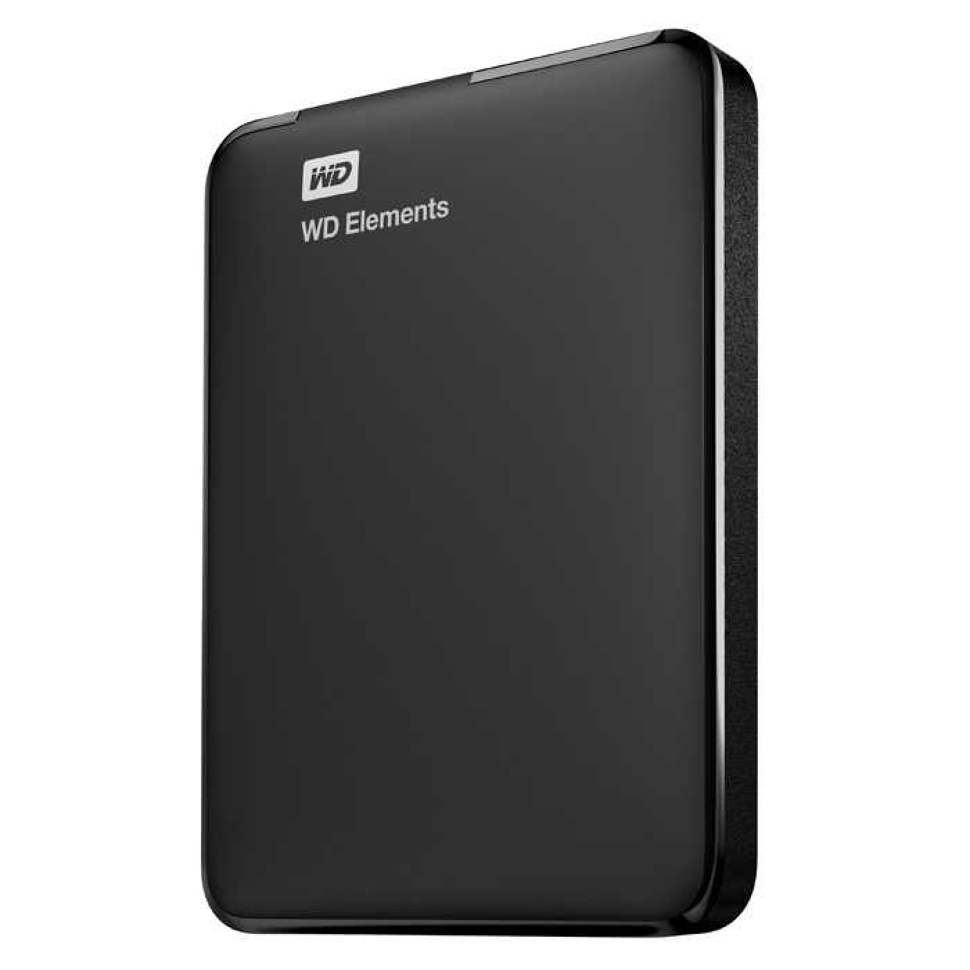 Зовнішній жорсткий диск Western Digital 1Tb WD Elements Black (WDBUZG0010BBK-WESN)