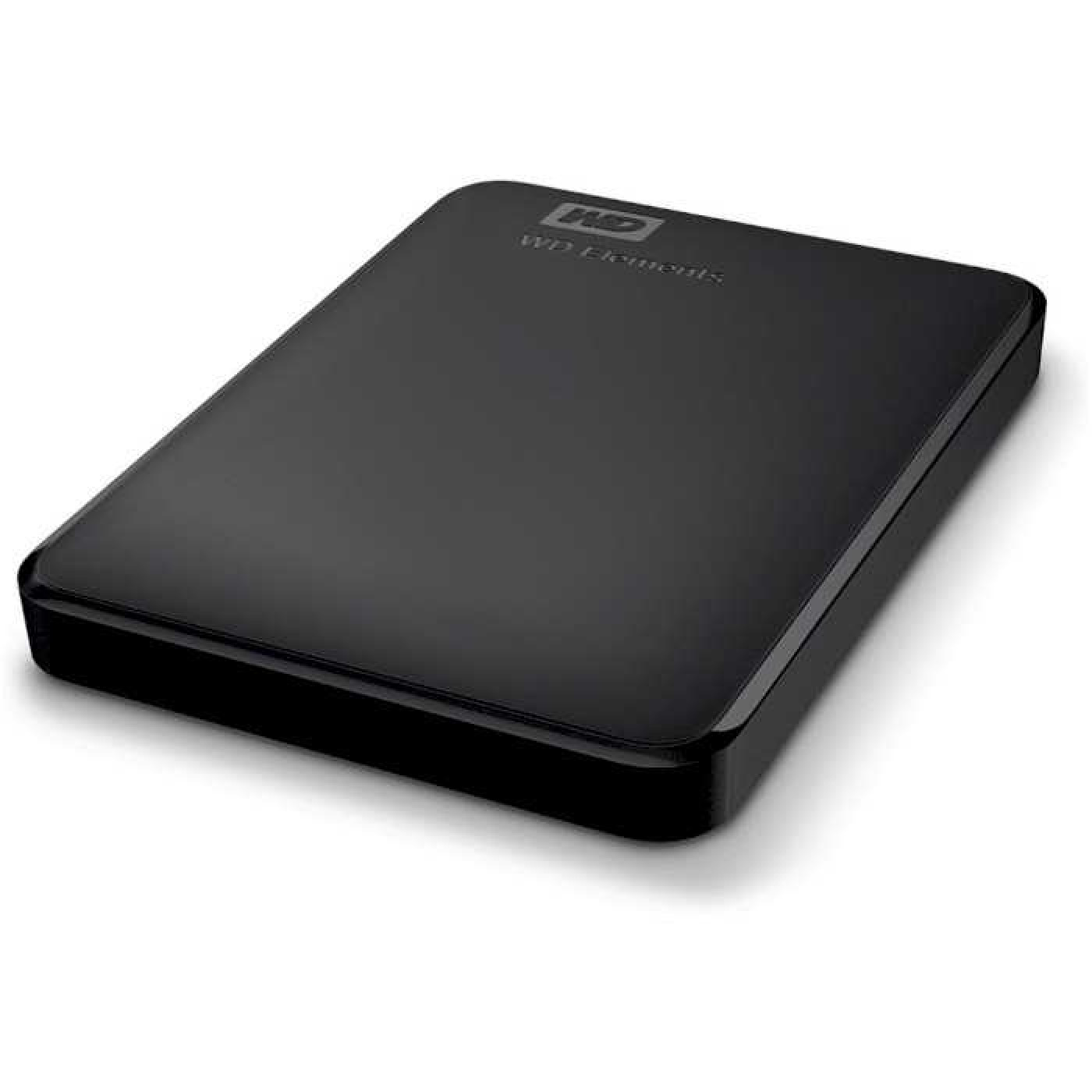 Зовнішній жорсткий диск Western Digital 1Tb WD Elements Black (WDBUZG0010BBK-WESN)