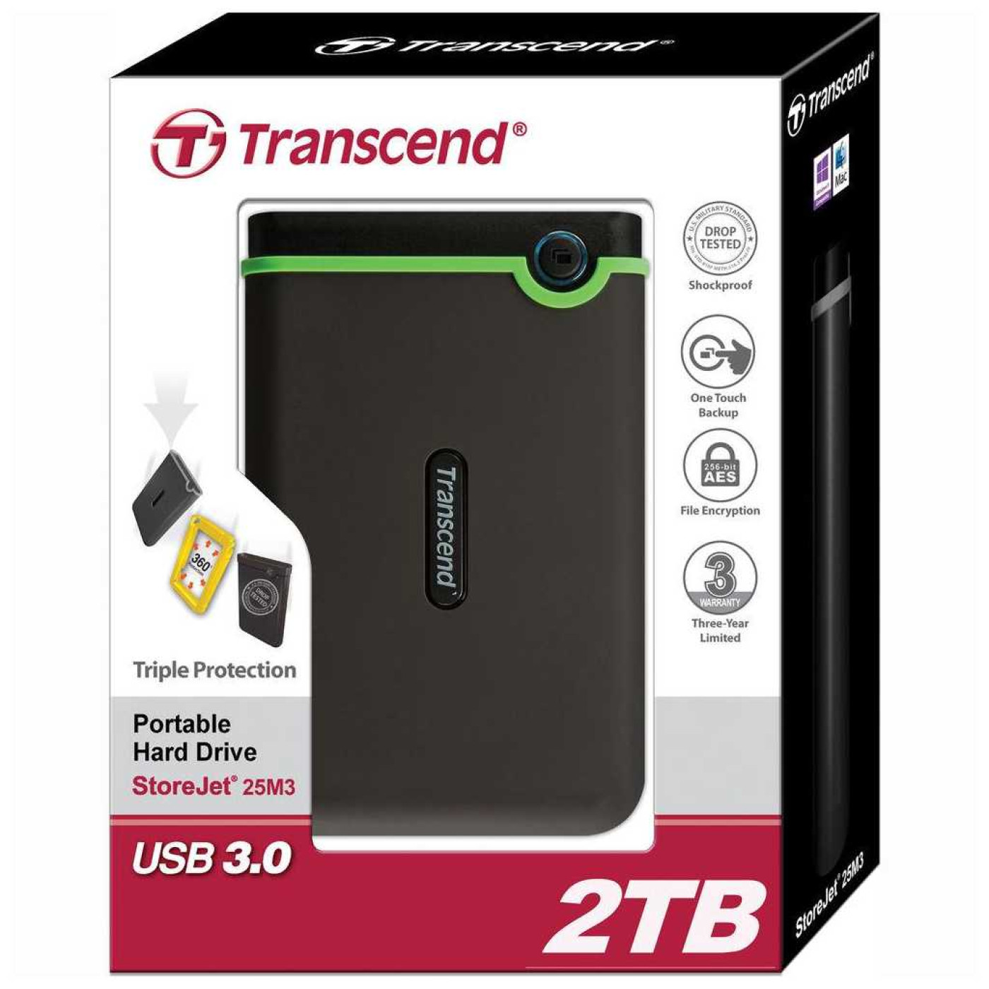 Внешний жёсткий диск Transcend HDD 2.5