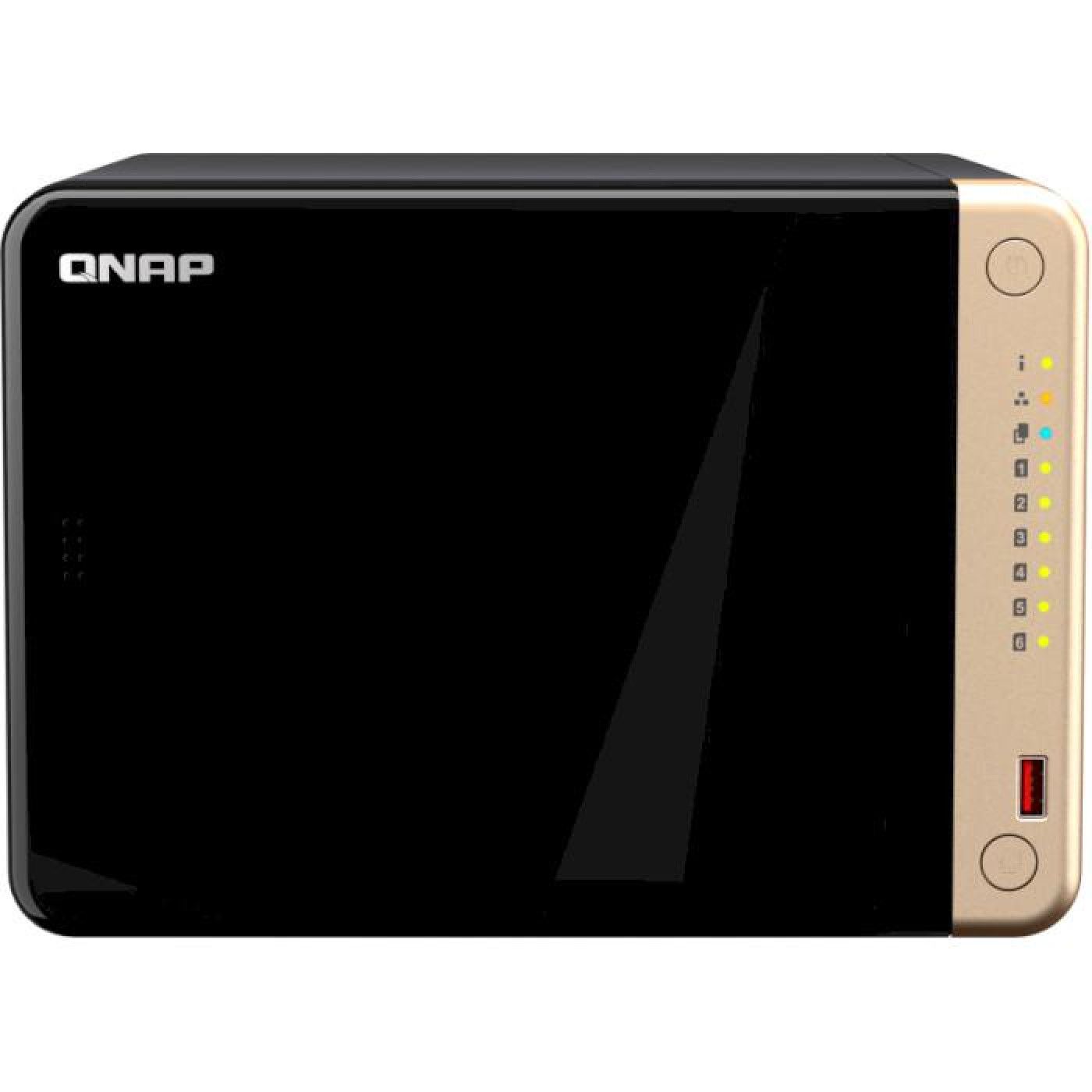 Мережеве сховище QNAP TS-664-8G (2.5GbE, HDMI, USB 3.2 Gen2)