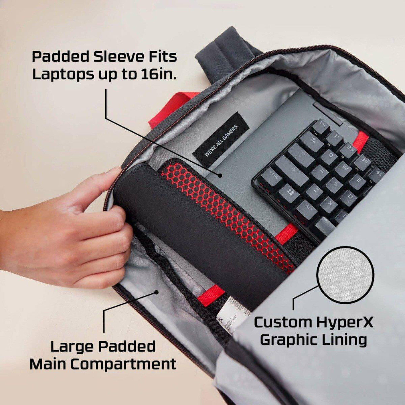 Рюкзак для ноутбука HyperX HyperX, Delta 16