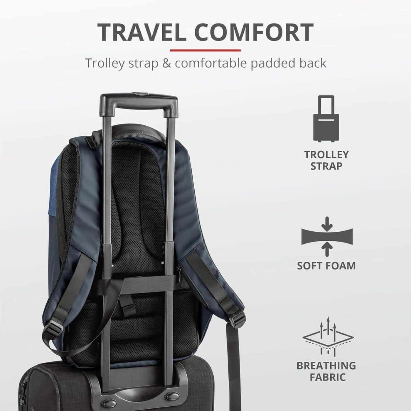 Рюкзак для ноутбука Trust Nox Anti-theft 16