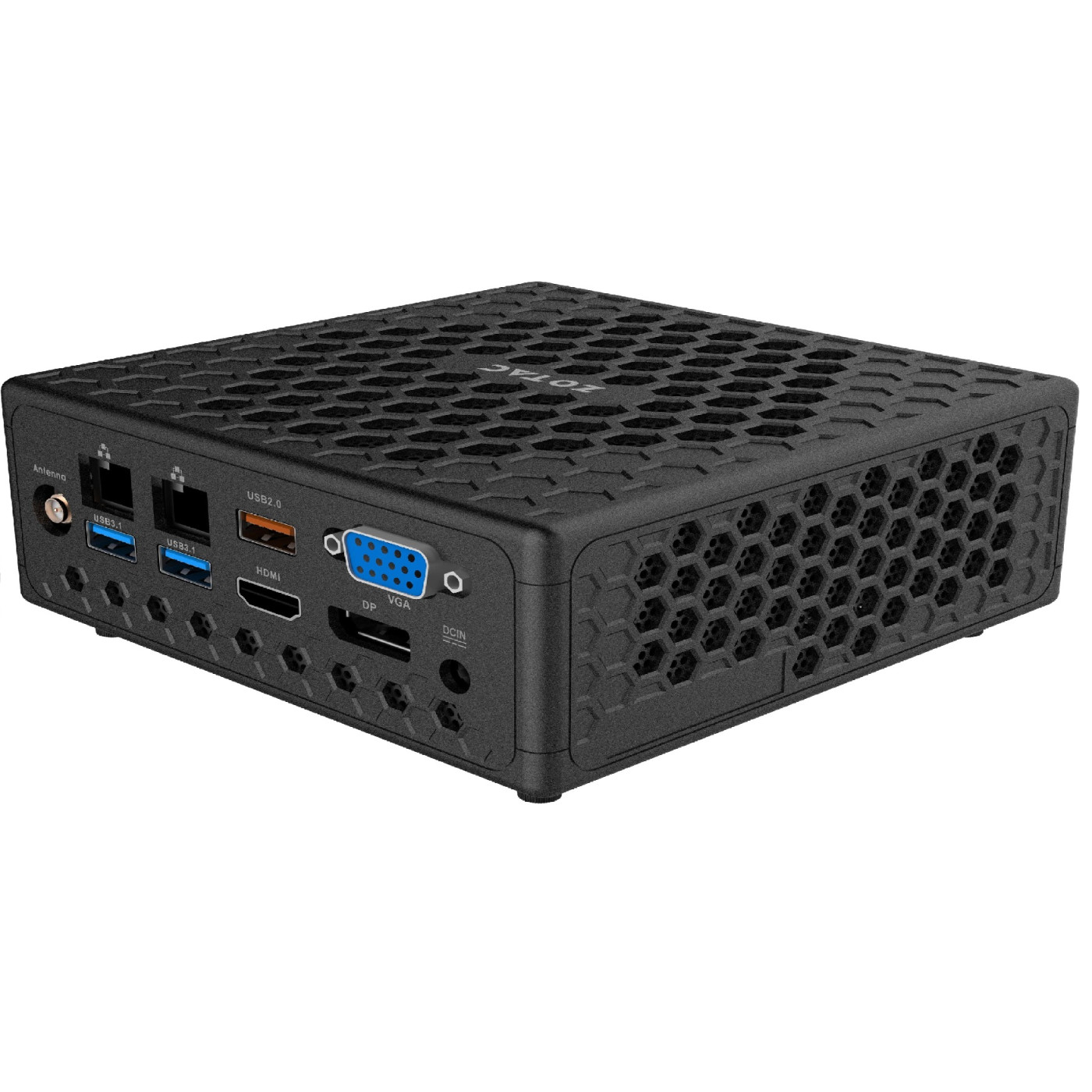 Системний блок Zotac ZBOX NANO, SFF, N5100, 2X DDR4-2933, SATAIII, DUAL GLAN, WIFI, BT, DP/HDMI/VGA, EU+UK PLUG (ZBOX-CI331NANO-BE)