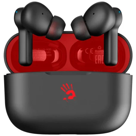 Навушники Bloody TWS A4Tech M30 Black Red (M30 (Black+Red)) Б/в