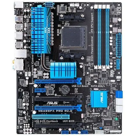 Материнська плата ASUS M5A99FX PRO R2.0 (M5A99FX PRO R2.0) (Socket AM3, Socket AM3+, AMD 990FX, ATX) Б/в,U1