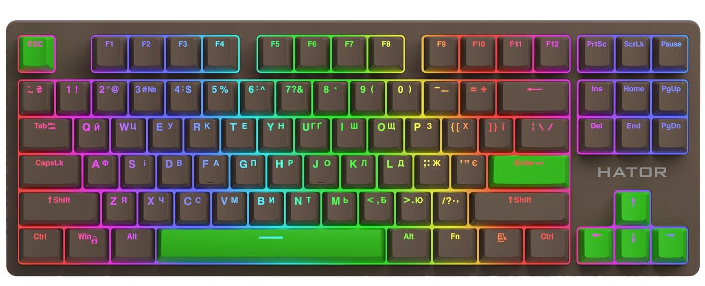 Mecha Choco Купити Клавіатура HATOR Rockfall 2 Mecha TKL Autograph Edition choco ...