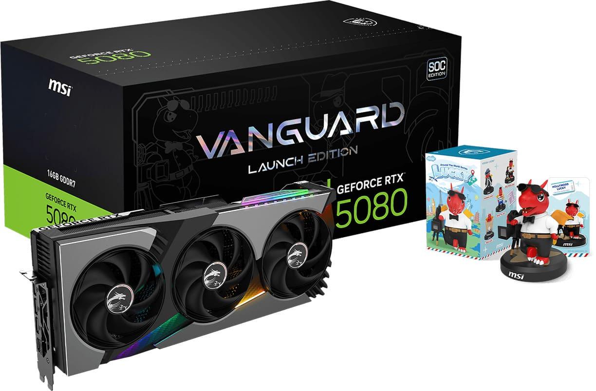 Купить Видеокарта MSI RTX 5080 16G VANGUARD SOC LAUNCH EDITION (RTX ...