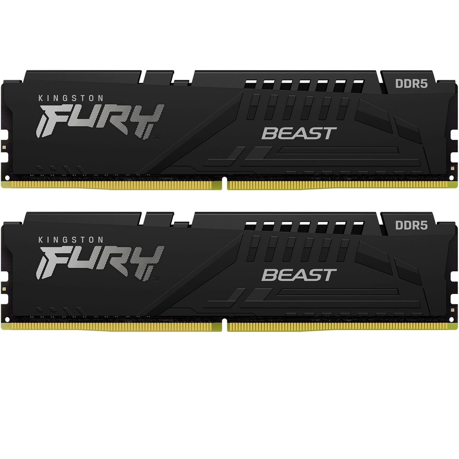 Купить Модуль памяти Kingston Fury DDR5 32Gb (2x16) Beast 6000Mhz