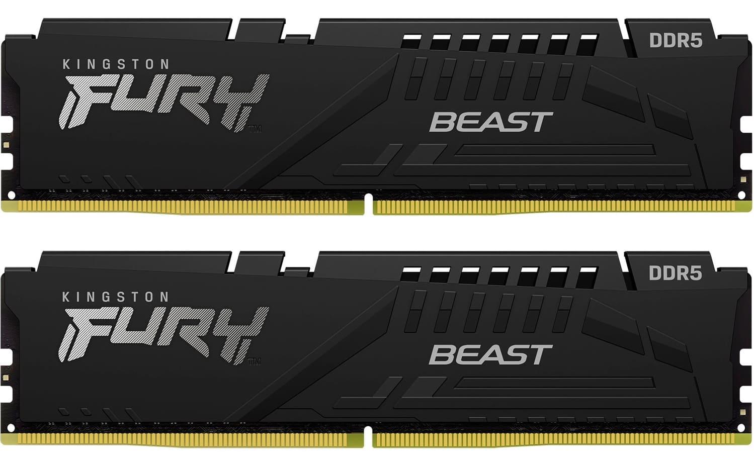 Купить Модуль памяти Kingston Fury DDR5 32GB (2x16) 6400MHz Beast Black ...