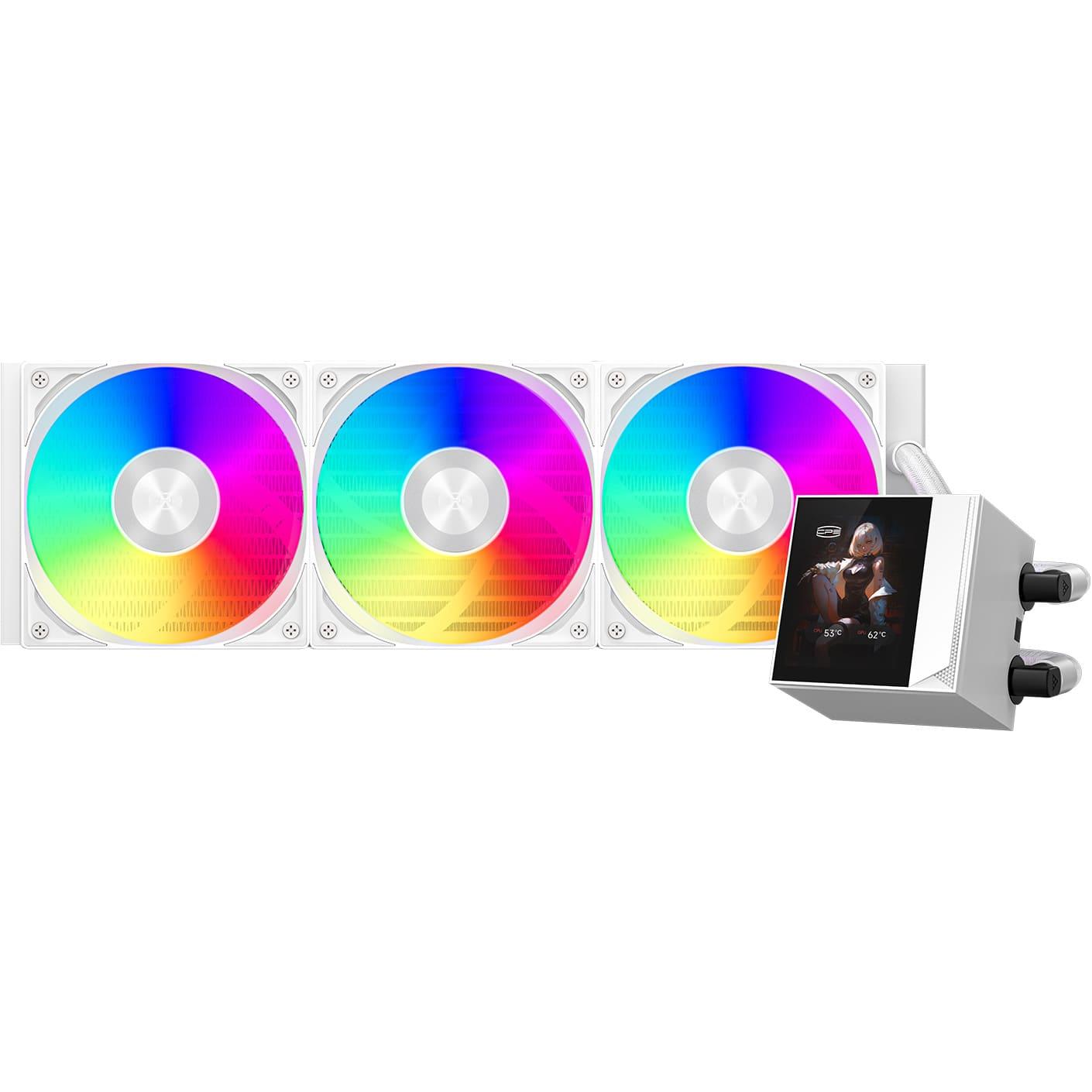 Купить СВО PcCooler PсCOOLER DC360 PRO ARGB Display White (DC360Pro ...