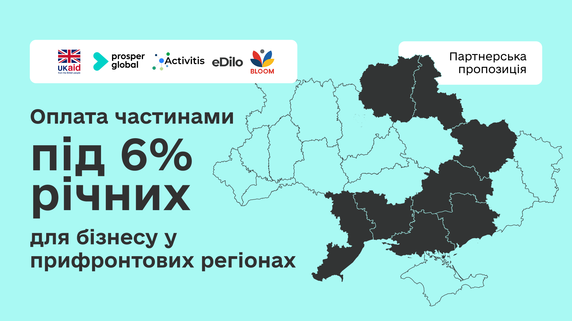 Оплата частями под 6% годовых для бизнеса в прифронтовых регионах