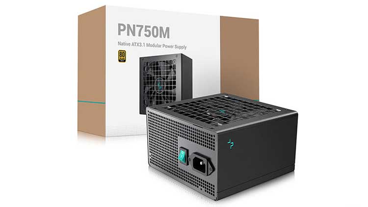 Блок питания Deepcool PF750 750W (R-PF750D-HA0B-EU) — Мощность 750 Вт для стабильной работы