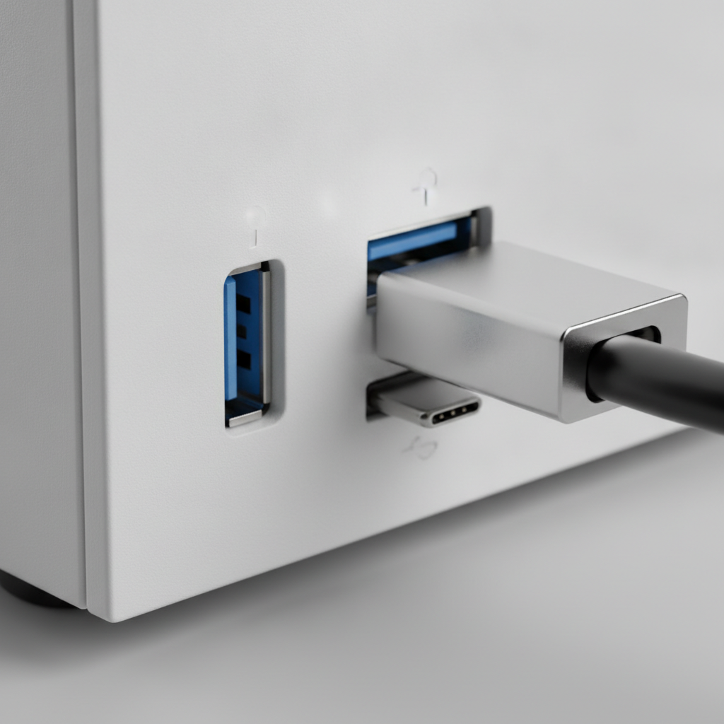 Корпус Modecom AMIRANI ARGB WHITE без БЖ (AT-AMIRANI-PG-20-000000-0) — Інтерфейси USB 3.2 та USB Type-C для швидкого підключення