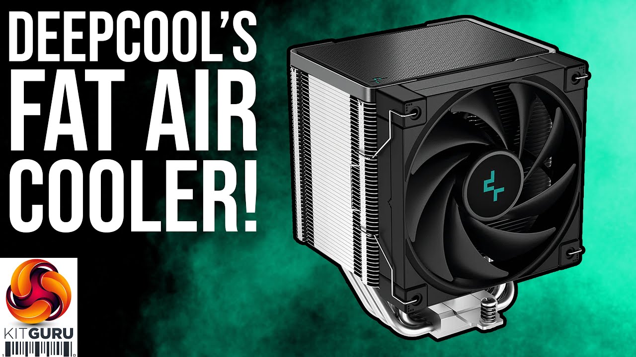 Кулер для процессора Deepcool AK500 ZERO DARK 1700 AM5 (R-AK500-BKNNMT-G-1) — Башенная конструкция для оптимального охлаждения
