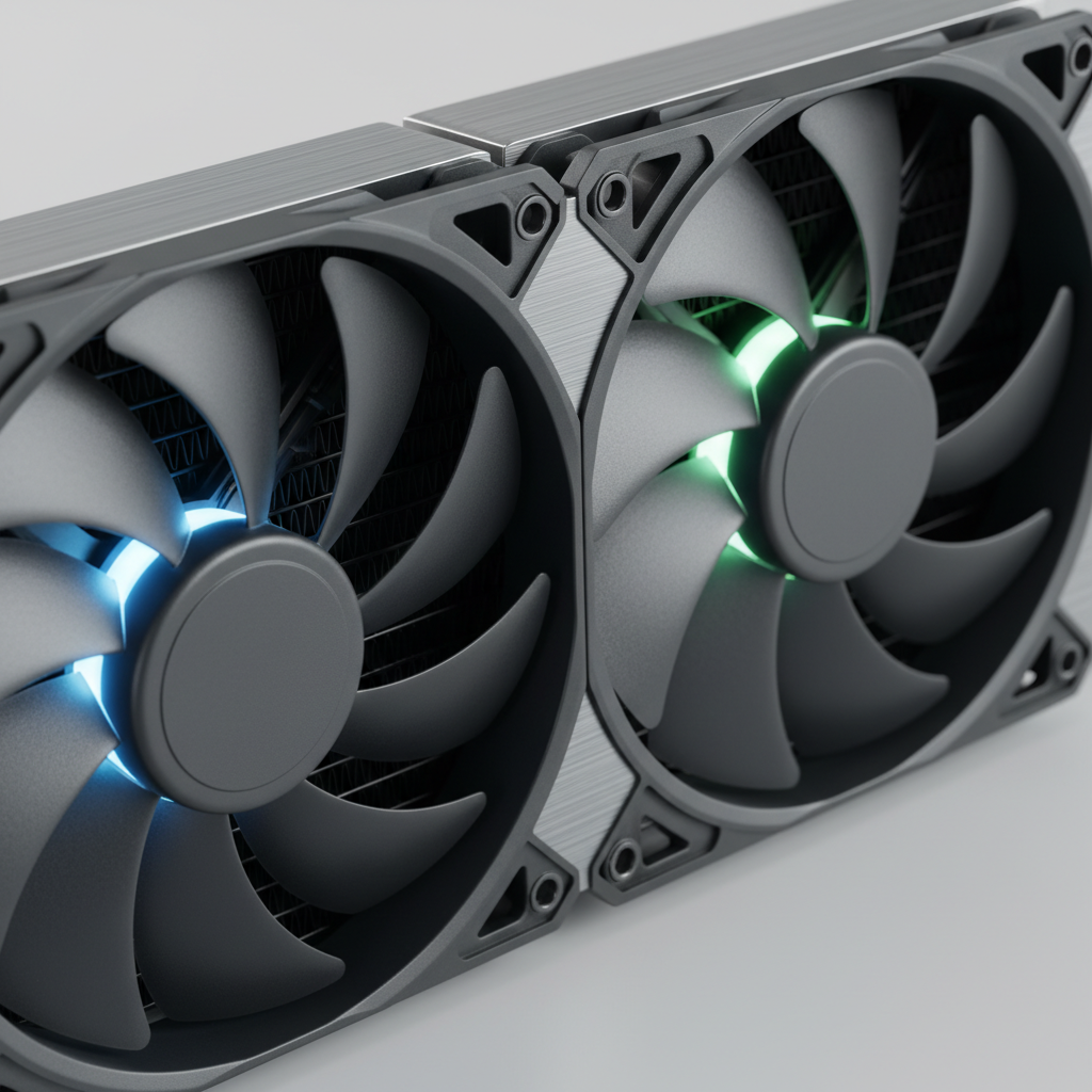 СВО Razer Hanbo Chroma 240 mm (RC21-01770100-R3M1) — Два вентилятори для підвищеної продуктивності охолодження