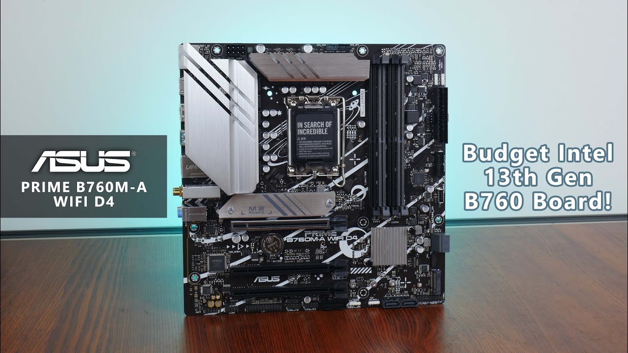 Материнська плата ASUS PRIME B760M-K (PRIME B760M-K) (Socket 1700, Intel B760, Micro-ATX) — Socket 1700 для сучасних процесорів Intel